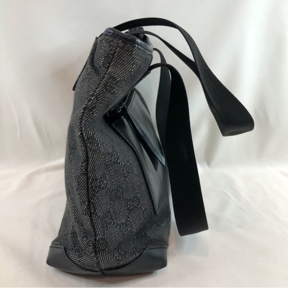 Gucci Black and Gray Monogram Tote - Picture 3 of 14